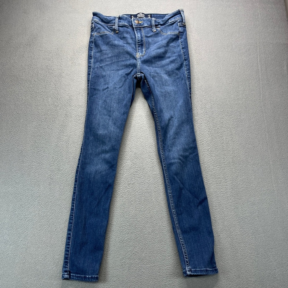 Hollister High-Rise Jean Legging Womens 5S W27 L26 Blue Denim Advanced Stretch